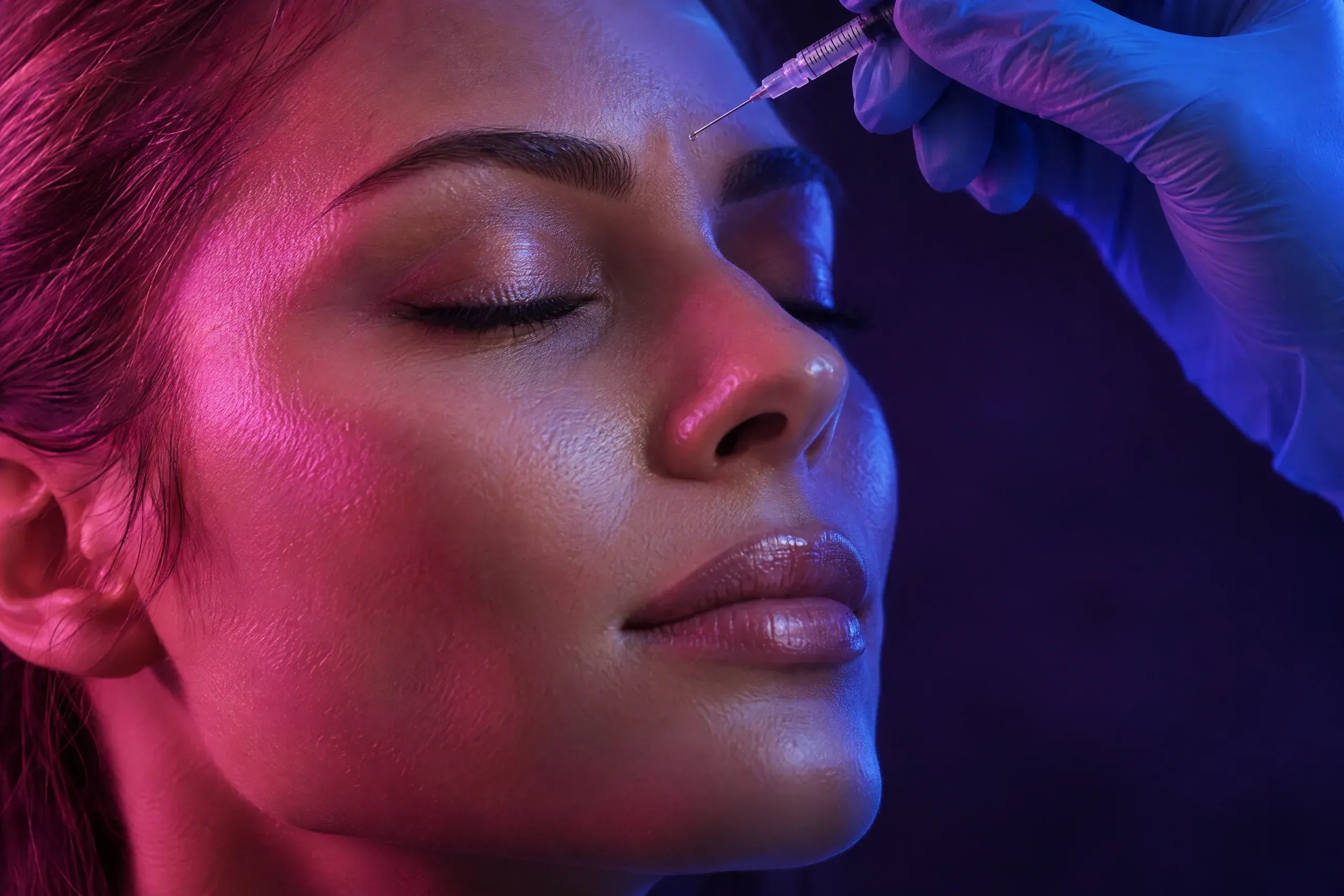 Nurse practitioner preparing a Jeuveau treatment in the Covington, KY treatment room at Applegate MedSpa