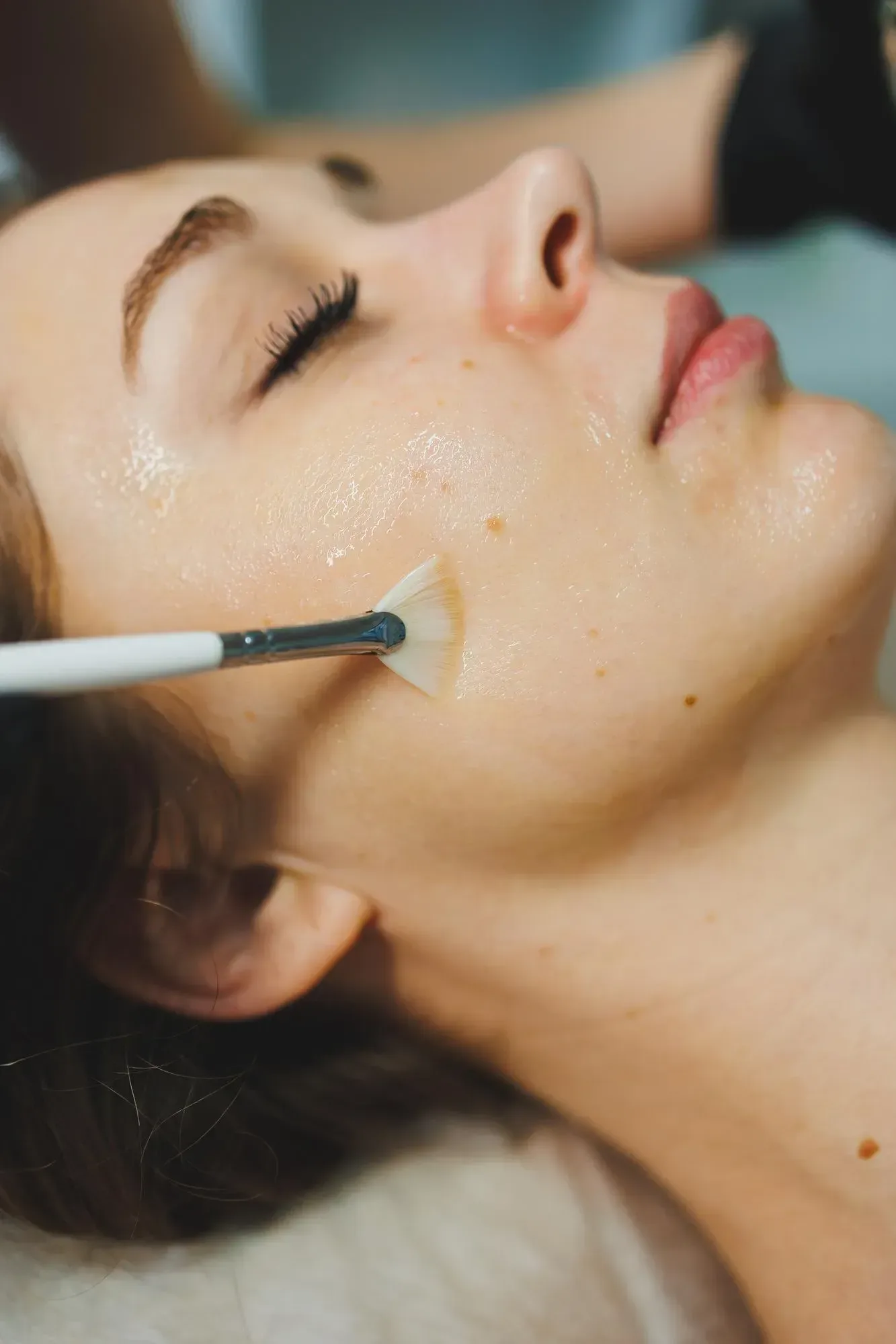 Side by side comparison of Micro Peel and TCA Peel solutions used at Applegate Dentistry and MedSpa